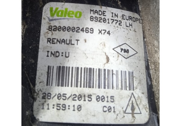 Протитуманна фара ліва Renault Clio II, III, Espace IV, Koleos, Laguna II, III, Master III, Modus, Grand Modus, Vel Satis, 8200301026, 8200002469*